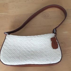Purse beige and brown